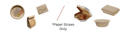 Various soiled paper products