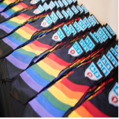 Rainbow stoles