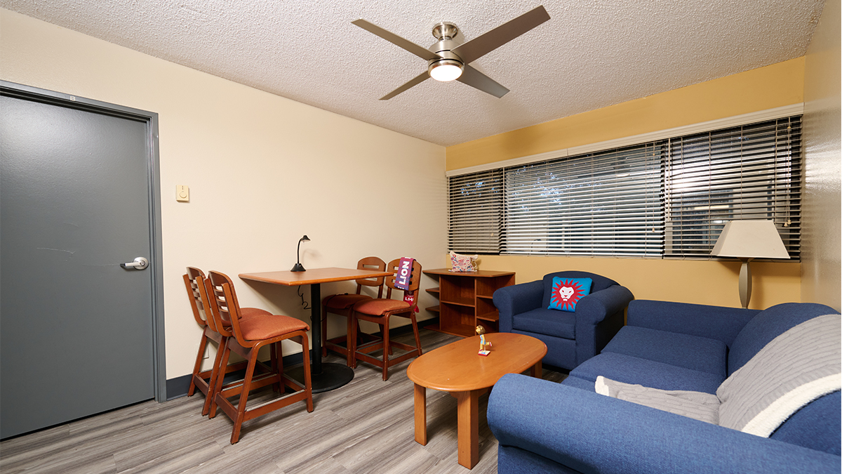 Interior of LMU Summer Guest Housing